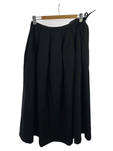 商品画像：ロングスカート/2/ウール/BLK 1
