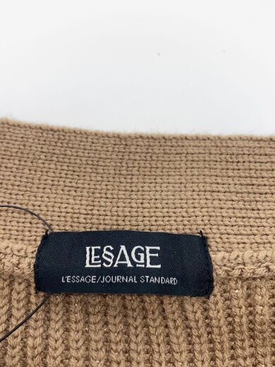 商品画像：カーディガン(厚手)/FREE/コットン/BEG/無地/25080370040030 3