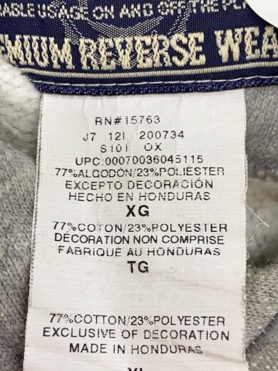 商品画像：パーカー/XL/コットン/GRY 4