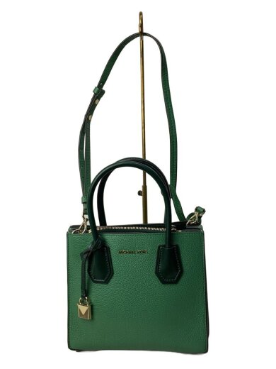 商品画像：ショルダーバッグ/レザー/GRN/無地/30T8TM9M2L 1