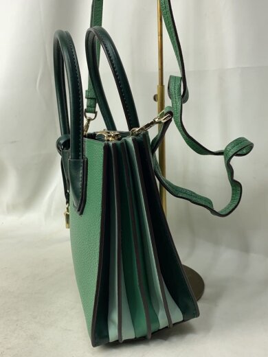 商品画像：ショルダーバッグ/レザー/GRN/無地/30T8TM9M2L 2