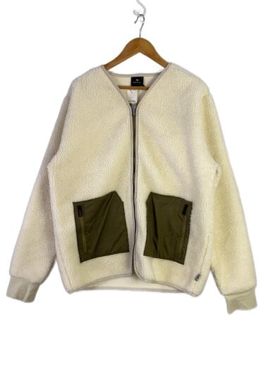 商品画像：フリースジャケット/XL/ポリエステル/WHT/PY-9N*-73457 1