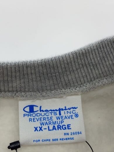 商品画像：スウェット/XXL/コットン/GRY/無地/C8-U028 3
