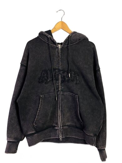 商品画像：ジップパーカー/M/コットン/BLK/ADRpa687// 1