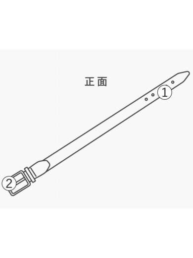 商品画像：ベルト/レザー/BRW/メンズ// 8