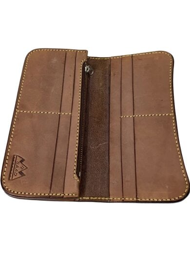 商品画像：長財布/レザー/BRW/総柄/メンズ// 4