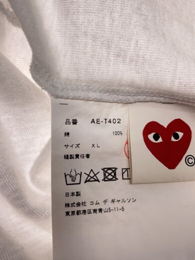 商品画像：Tシャツ/XL/コットン/WHT/AE-T402// 4