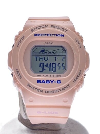 商品画像：クォーツ腕時計・Baby-G/デジタル/ラバー/GRY/PNK// 1