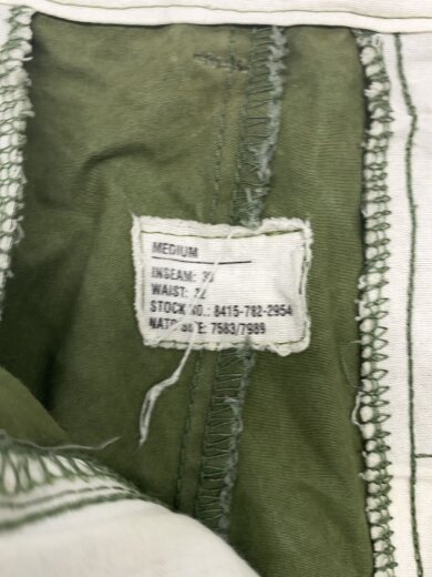 商品画像：70s/M-65/WINDIELD社製/カーゴパンツ/M/コットン/KHK/無地/8415-782-2954 4