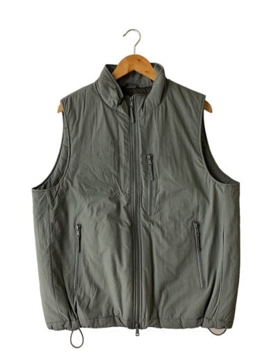 商品画像：ナイロンベスト/M/ナイロン/GRY/無地/WT24408SN-BBM 1