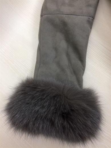 画像：その他ブランドPREMIUM Andy/アンディ/ムートコート/ファー/ラムスキン/フォックス/M/羊革/グレー/フレア6