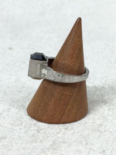 画像：LOUIS VUITTONリング/SILVER/9号/カラーストーン/GL0191/シルバー/ラインストーン/傷有/箱無/中古2