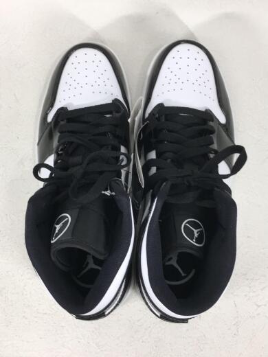 画像：NIKEハイカットスニーカー/ホワイト×ブラック/白黒/28㎝/DD1649-001/エアジョーダン4