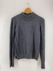 セーター(薄手)/S/カシミア/GRY/ボトルネック