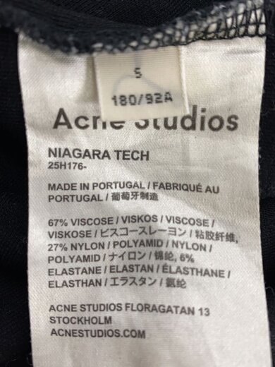 商品画像：NIAGARA TECH/Tシャツ/S/コットン/BLK/ 4