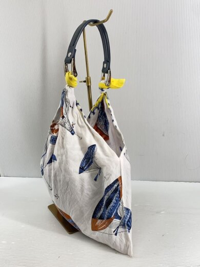 商品画像：スカーフバッグ/ハンドバッグ/--/WHT/総柄 2