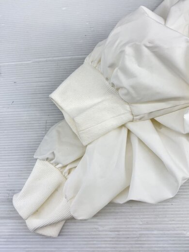 商品画像：長袖シャツ/38/コットン/WHT/無地/プリーツ/バックリボン/袖リブ 5