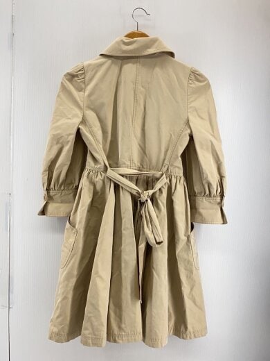 商品画像：トレンチコート/七分袖ワンピース/パフスリーブ/ウエストベルト/38/ナイロン/BEG 2