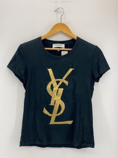 商品画像：Tシャツ/S/コットン/BLK/YSL 1