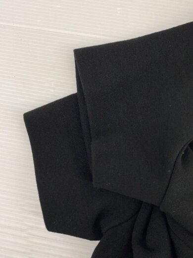 商品画像：半袖ワンピース/38/アクリル/BLK/チェック/3233WG35/切り替え/ベルト付き 5