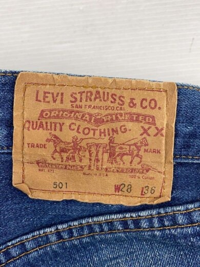 商品画像：90S/バレンシア工場製/トップボタン裏555/セルビッチ/ボトム/28/デニム/IDG 6