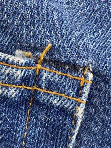 商品画像：90S/バレンシア工場製/トップボタン裏555/セルビッチ/ボトム/28/デニム/IDG 9