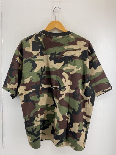 商品画像：4X4 MESH FOOTBALL JERSEY/Tシャツ/L/ポリエステル/KHK/カモフラ 2