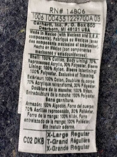 商品画像：michigan chore coat/XL/コットン/BRW/c02 dkb/メキシコ製 4