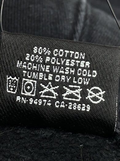 画像：STUSSYジップパーカー/S/コットン/BLK4