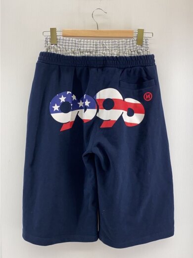 商品画像：ショートパンツ/ハーフパンツ/レイヤード/スウェットパンツ/M/コットン/NVY 2