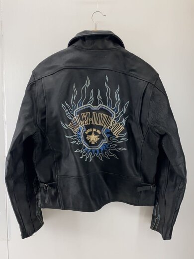 商品画像：レザージャケット・ブルゾン/L/レザー/BLK 2