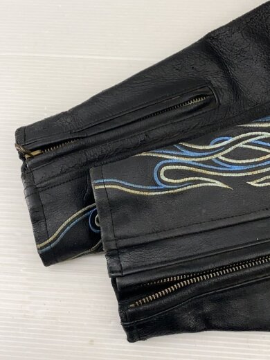 商品画像：レザージャケット・ブルゾン/L/レザー/BLK 5