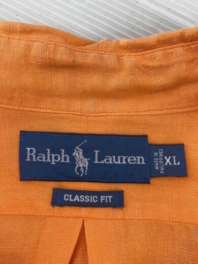 商品画像：CLASSIC FIT/ボタンダウン長袖シャツ/XL/リネン/ORN 3