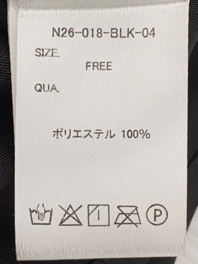 商品画像：long tie shirts/長袖シャツ/FREE/ポリエステル/BLK/n26-018-blk-04 4