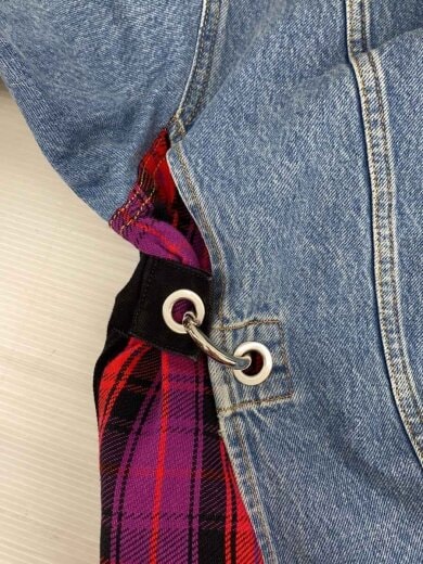 商品画像：切替ジャケット/XXS/コットン/BLK 7