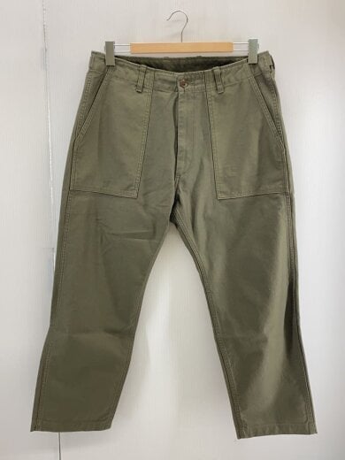 商品画像：ベイカーパンツ/ボトム/32/コットン/KHK/無地 1