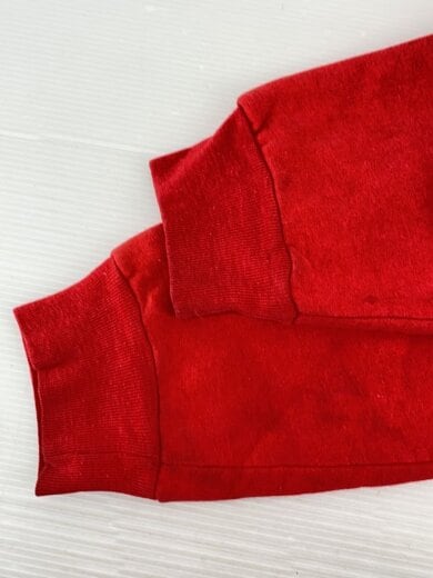 商品画像：70S/片爪/サーマル/ジップパーカー/XL/コットン/RED/無地 7