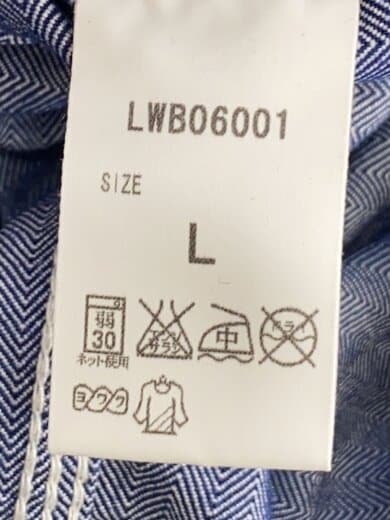 商品画像：ジャケット/L/コットン/BLU/ヘリンボーン 4