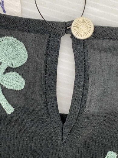 商品画像：半袖ブラウス/40/コットン/KHK/花柄/1d1034 5