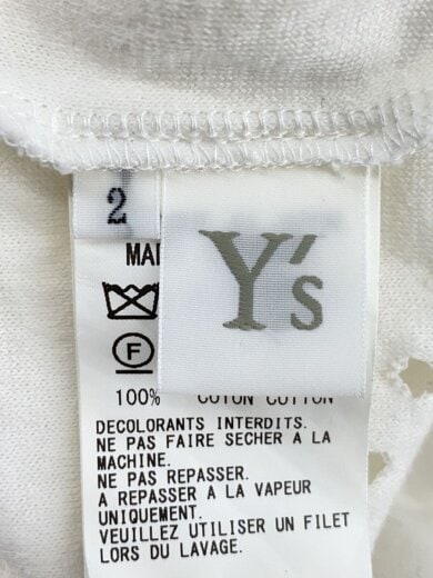 商品画像：カットソー/2/コットン/WHT/YP-T13-062 3