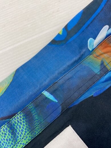 商品画像：トロピカルフィッシュ長袖シャツ/S/コットン/BLU/総柄 4