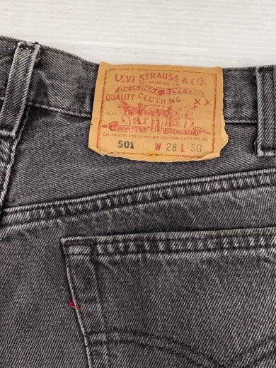 画像：Levi’s90S/USA製/エラー品/ボトム/28/コットン/BLK6