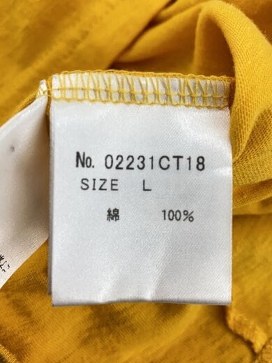 商品画像：HEMPSTER/Tシャツ/L/コットン/YLW/02231ct18 4