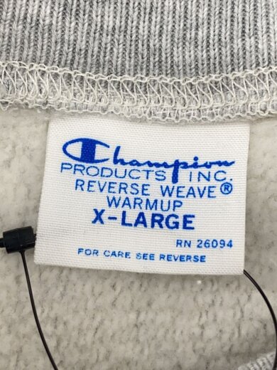 商品画像：復刻/単色タグ/スウェット/XL/コットン/GRY/裏起毛// 3