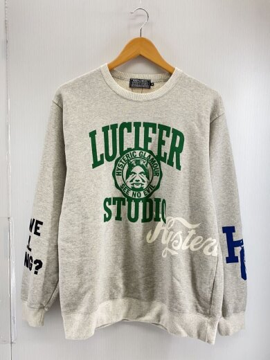 商品画像：25AW/LUCIFER STUDIOスウェット/M/コットン/GRY/02253cs02// 1