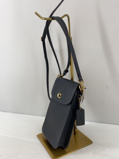 商品画像：PHONE CROSS BODY/ショルダーバッグ/レザー/BLK/CH815// 2