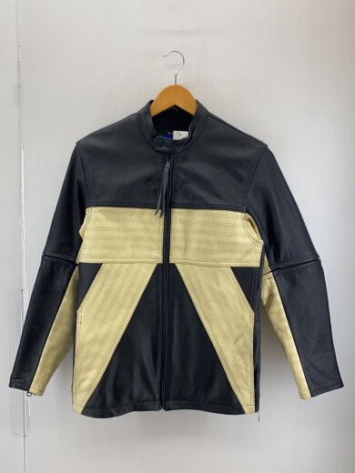 商品画像：シングルライダースジャケット/M/牛革/BLK/655108// 1