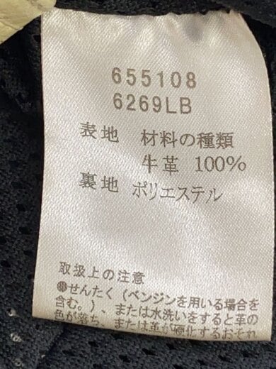 商品画像：シングルライダースジャケット/M/牛革/BLK/655108// 4