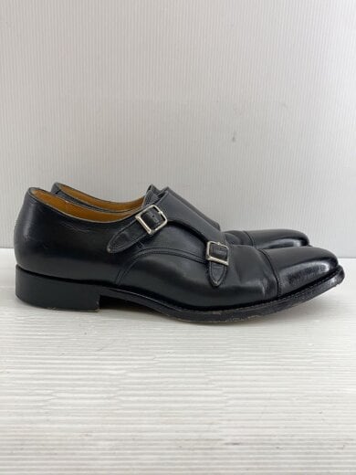 商品画像：ダブルモンクストラップドレスシューズ/US8/BLK/レザー 2