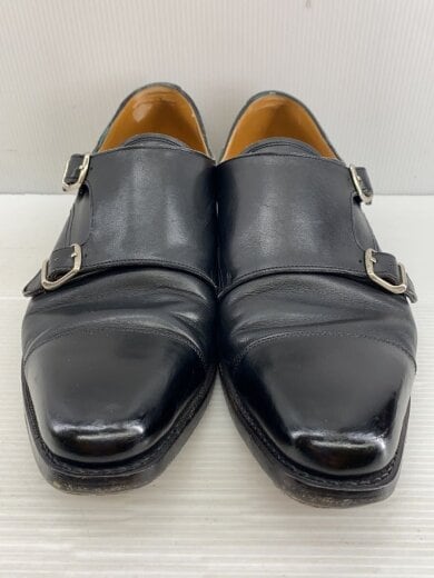 商品画像：ダブルモンクストラップドレスシューズ/US8/BLK/レザー 3
